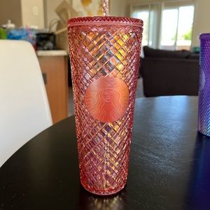 Winter 2021 Peach Jewel Starbucks Tumbler